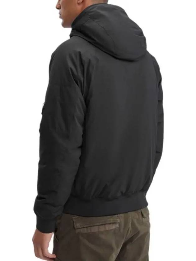 Pro-Tech Ribbed Hooded Jacket Black - CP COMPANY - BALAAN 6