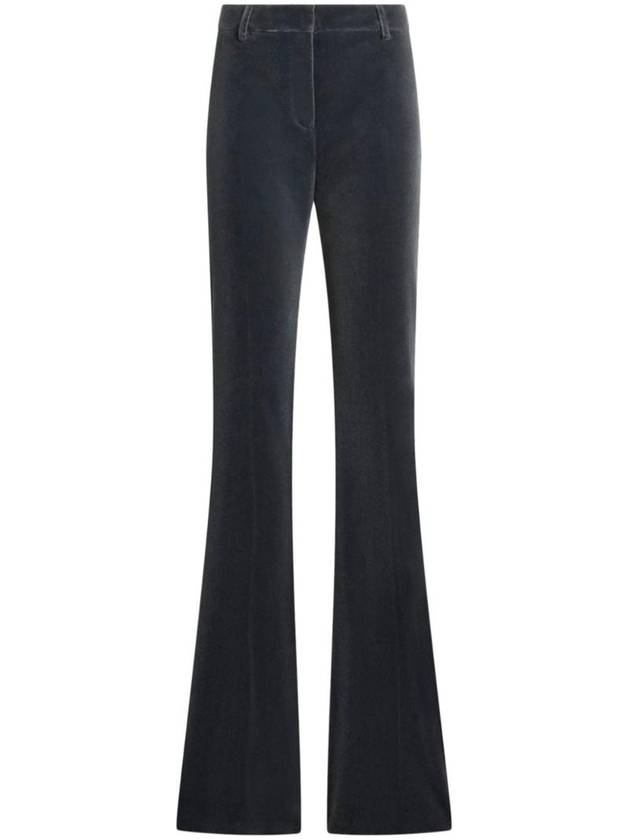 Women s Velvet Flare Pants Gray - ETRO - BALAAN 1