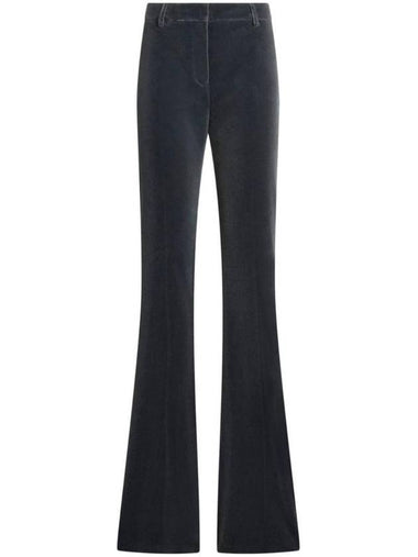 Women s Velvet Flare Pants Gray - ETRO - BALAAN 1