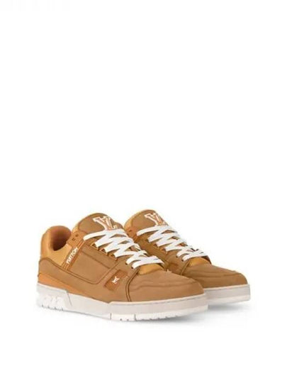 LV Trainer Low Top Sneakers Beige - LOUIS VUITTON - BALAAN 2