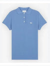 Baby Fox Patch Regular Polo Shirt Blue - MAISON KITSUNE - BALAAN 2