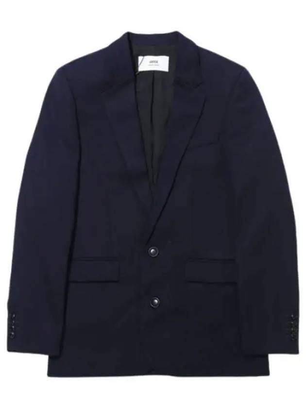 Wool Breasted Blazer Suit Jacket Men s Suits - AMI - BALAAN 1