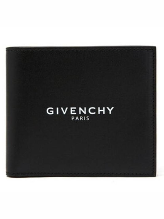signature logo bifold wallet black - GIVENCHY - BALAAN.