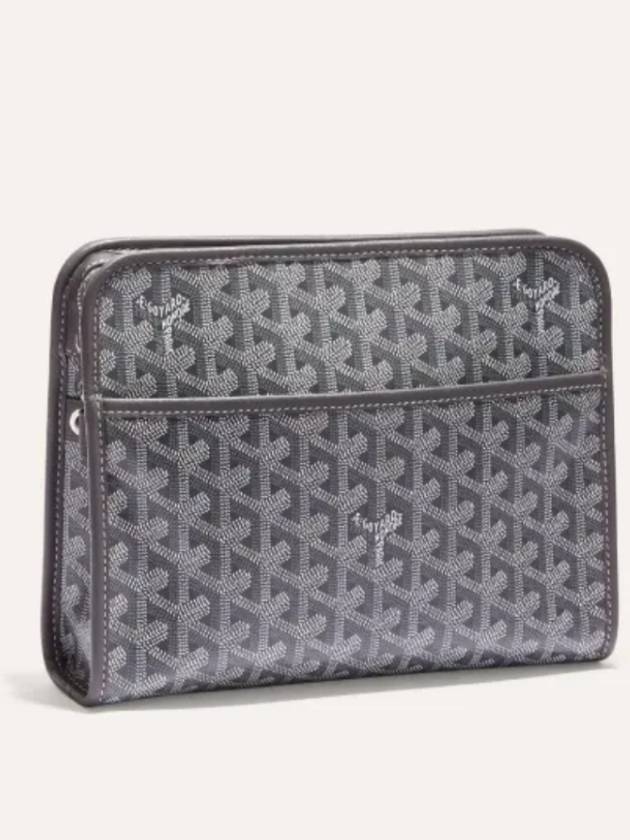 Jouvence MM Toiletry Clutch Bag Grey - GOYARD - BALAAN 2