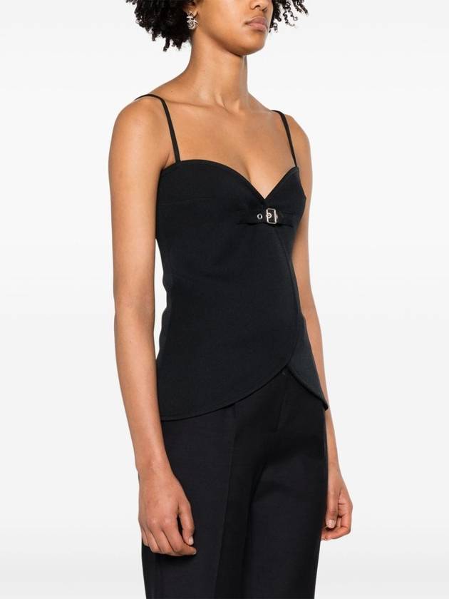 Ellipse Twill Sleeveless Black - COURREGES - BALAAN 4