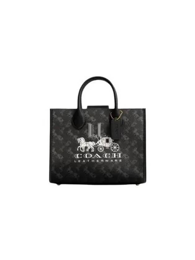 Ace 17 Horse And Carriage Tote Bag Black - COACH - BALAAN 2