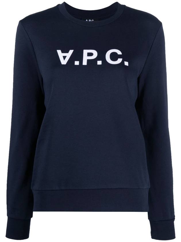 VPC Logo Sweatshirt Navy - A.P.C. - BALAAN 5