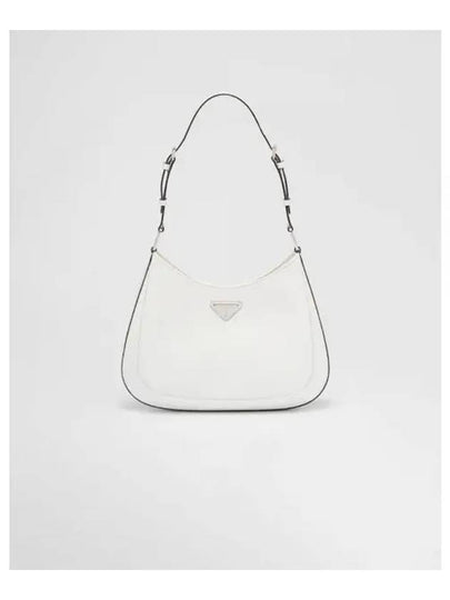 Cleo Brushed Shoulder Bag White - PRADA - BALAAN 2