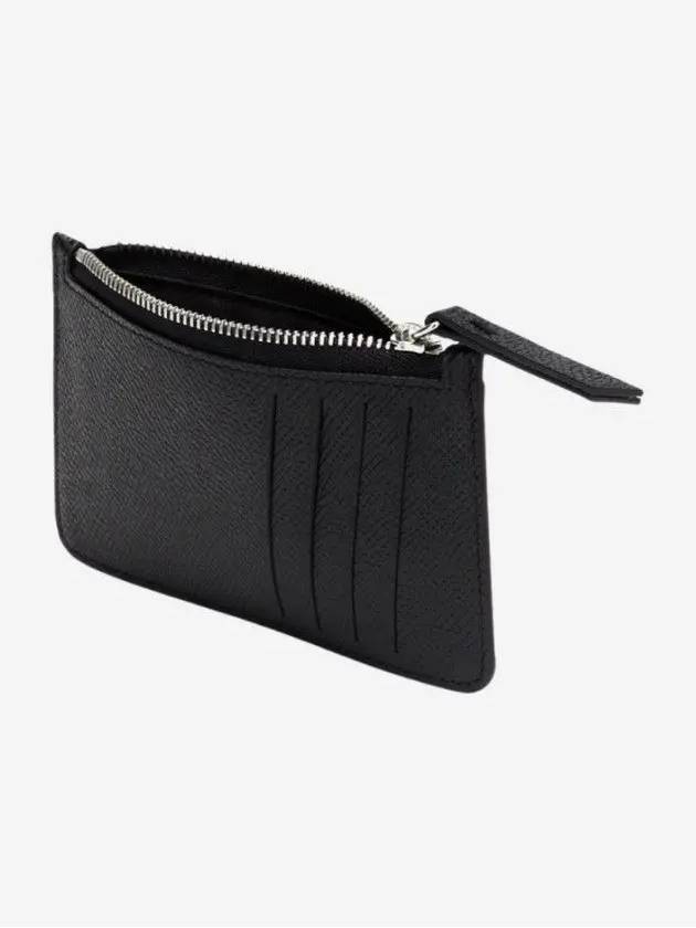 Stitch Zipper Card Wallet Black - MAISON MARGIELA - BALAAN 3