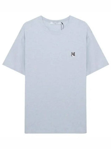 Gray Fox Head Patch Classic T Shirt Men s Short Sleeve Tee - MAISON KITSUNE - BALAAN 1