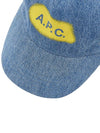 Eden Embroidered Logo Ball Cap Blue - A.P.C. - BALAAN 8