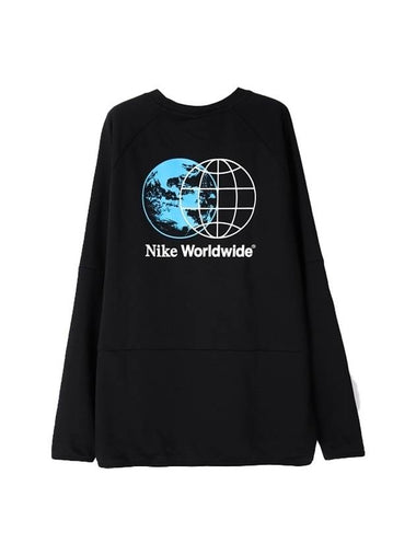 Dri-Fit Graphic Crew Long Sleeve T-Shirt Black - NIKE - BALAAN 1