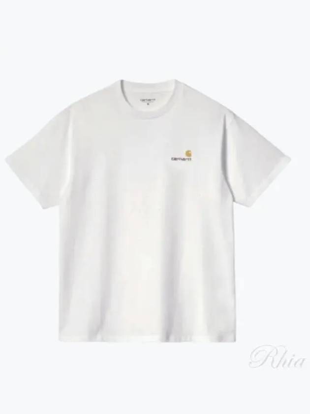 American Script Short Sleeve T-Shirt Ash Heather - CARHARTT WIP - BALAAN 2