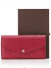 Epi Sarah Wallet Women s Long Fuchsia Red Silver Plate - LOUIS VUITTON - BALAAN 10