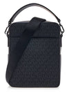 Hudson Monogram Print Cross Bag Black - MICHAEL KORS - BALAAN 4