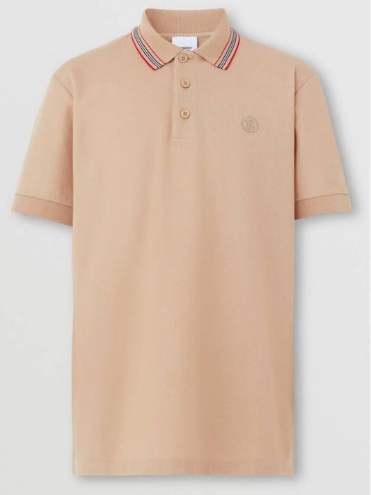 Icon Stripe Collar Cotton Polo Shirt Soft Phone - BURBERRY - BALAAN 2