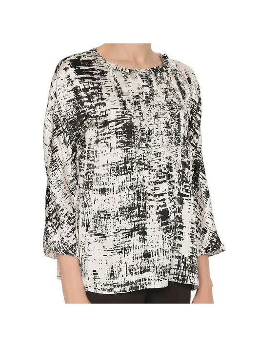 Women's Paco Blouse Black White - MAX MARA - BALAAN 1