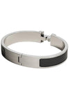 Click Ache HH Palladium Matte Bracelet Noir - HERMES - BALAAN 4