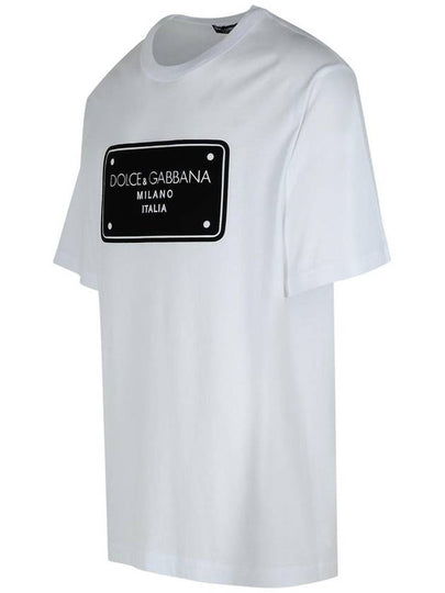 Dolce & Gabbana White Cotton T-Shirt - DOLCE&GABBANA - BALAAN 2