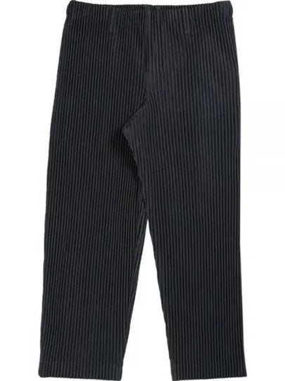 Tailored Pleated Straight Pants Black - ISSEY MIYAKE - BALAAN 2