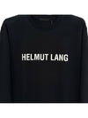 Core Crew Neck Logo Sweatshirt Black - HELMUT LANG - BALAAN 4