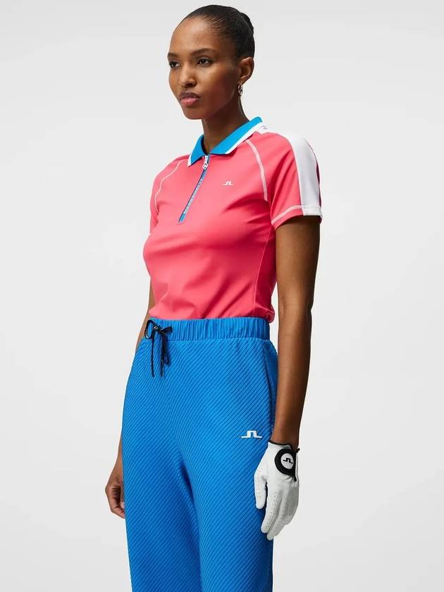 SS Golf Short Sleeve Courtney Polo Pink - J.LINDEBERG - BALAAN 2