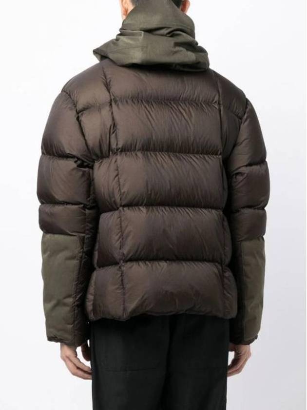 Tempest Combo Down Jacket Brown - TEN C - BALAAN 4