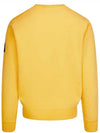 Wappen Patch Crew Neck Sweatshirt Yellow - STONE ISLAND - BALAAN 4