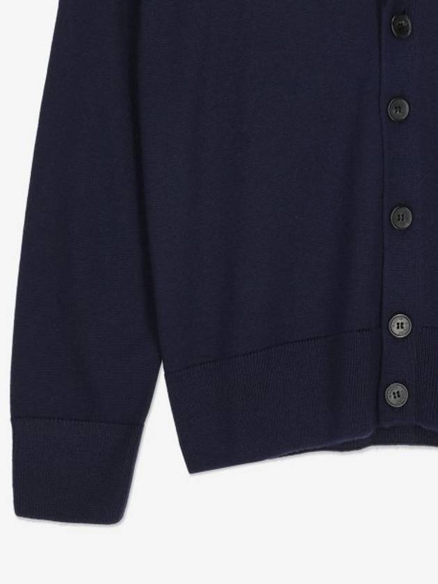 Dressed Fox Patch Relaxed Cardigan Navy - MAISON KITSUNE - BALAAN 6