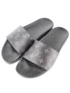 LV Monogram Eclipse Slippers Black 9 280 - LOUIS VUITTON - BALAAN 1