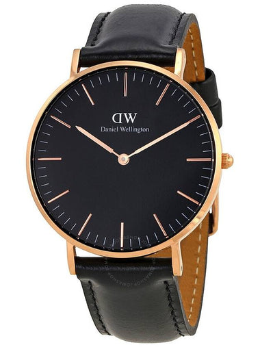 Daniel Wellington Classic Sheffield Black Dial 36MM Watch DW00100139 - DANIEL WELLINGTON - BALAAN 1