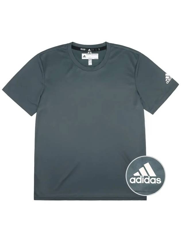 Mesh Short Sleeve TShirt Clima Tech TShirt AD A Onyx - ADIDAS - BALAAN 1