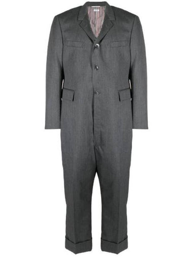 Men's Sports Coat Wool Jumpsuit Grey - THOM BROWNE - BALAAN 1