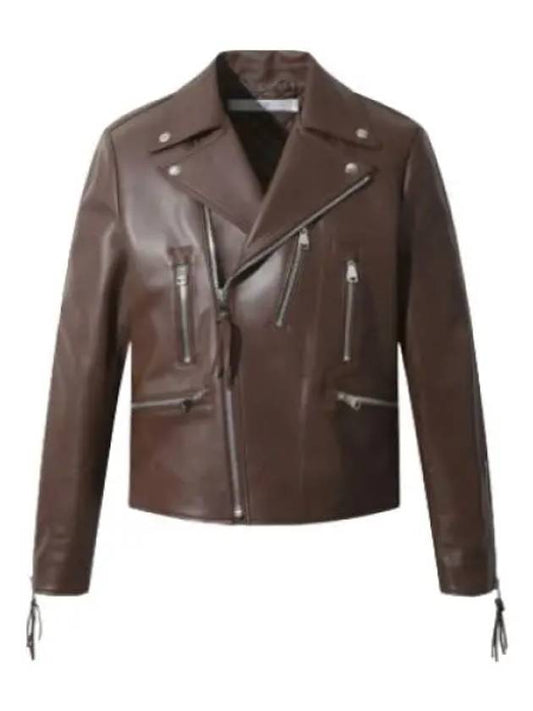 Short Biker Leather Jacket Rider - IRO - BALAAN 1