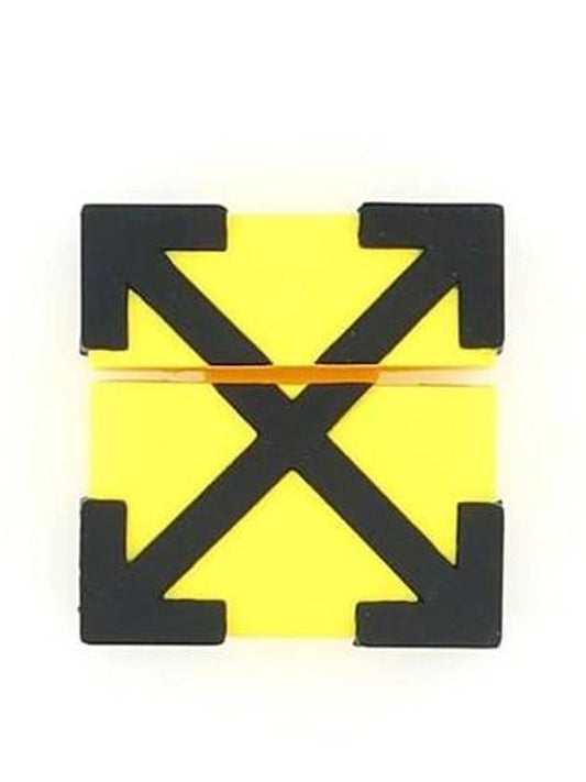 Arrow AirPods Case Black Yellow - OFF WHITE - BALAAN.