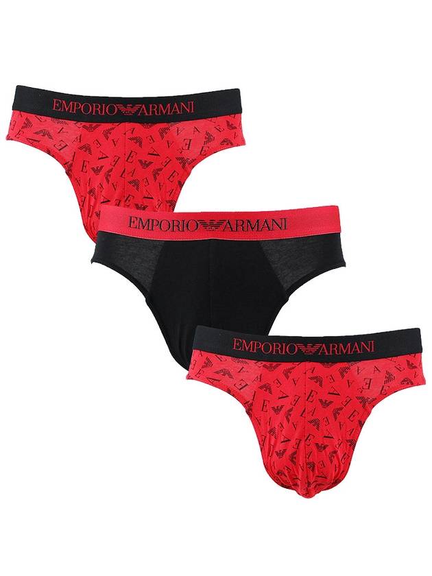 Men's Logo Triangle Panties 3 Pack - EMPORIO ARMANI - BALAAN 2