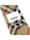 Men's Modern Cut Vintage Check Silk Tie Beige - BURBERRY - BALAAN 5