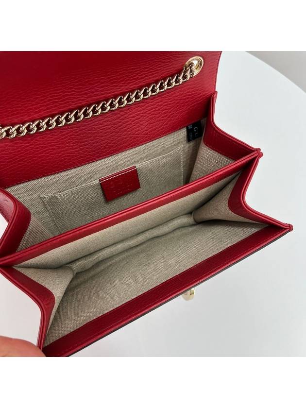 Interlocking chain cross bag red 510304 - GUCCI - BALAAN 9