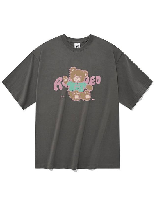 Soft Bear Short Sleeve T Shirt Gray - RADINEO - BALAAN 1