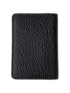 Bovine Leather Card Wallet Black - MAISON MARGIELA - BALAAN 5