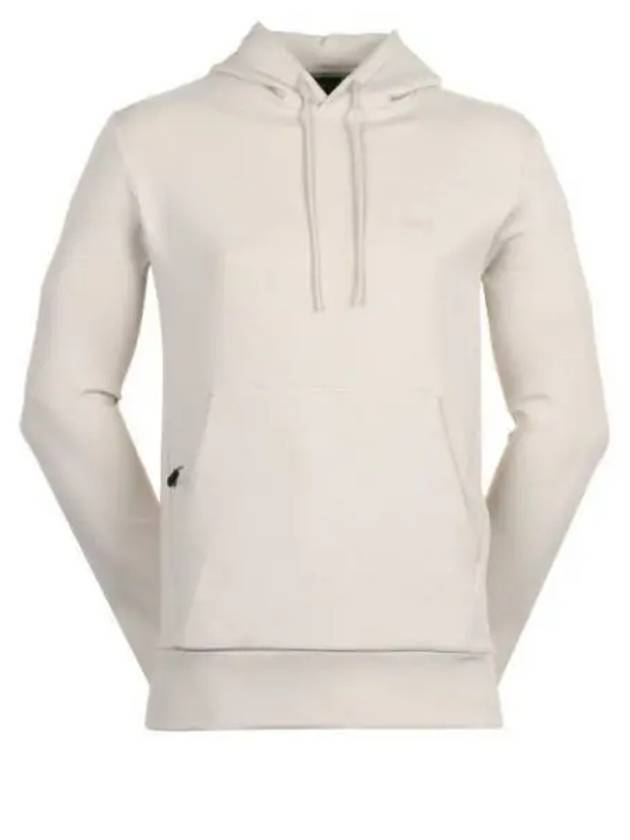 Logo Soody Stretch Cotton Hoodie Light Beige - HUGO BOSS - BALAAN 2