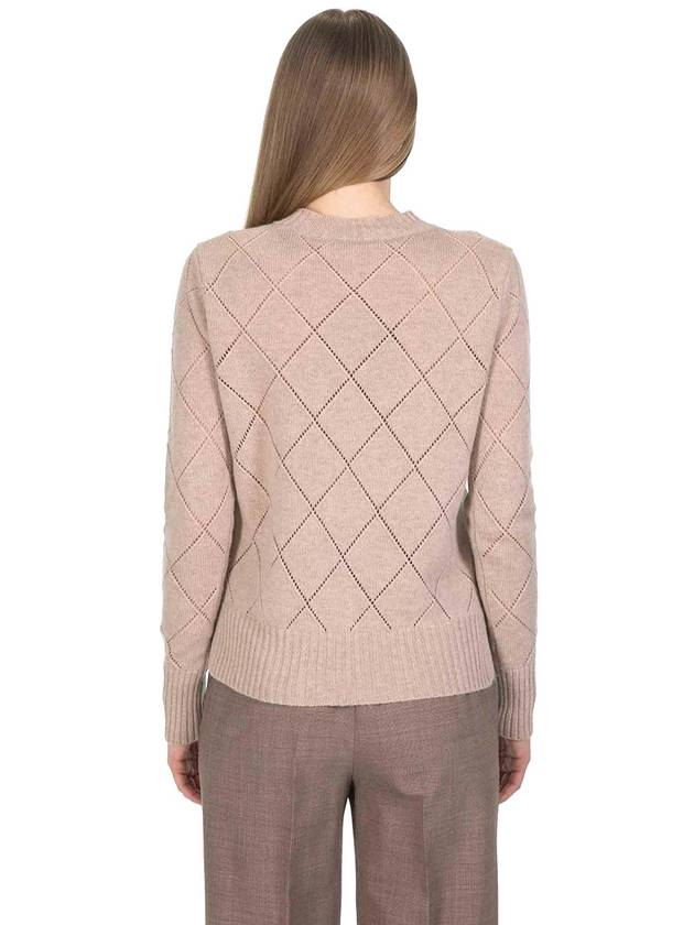 Brunate Wool Cashmere Knit Top Camel - MAX MARA - BALAAN 6