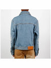 Anagram Denim Jacket Blue - LOEWE - BALAAN 5