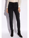 Niliane Slim Denim Jeans Black - ISABEL MARANT - BALAAN 3