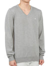 Lymann V-Neck Knit Top Light Grey Melange - J.LINDEBERG - BALAAN 4