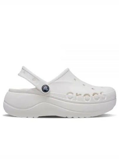 Baya Clog Platform Sandals White - CROCS - BALAAN 2