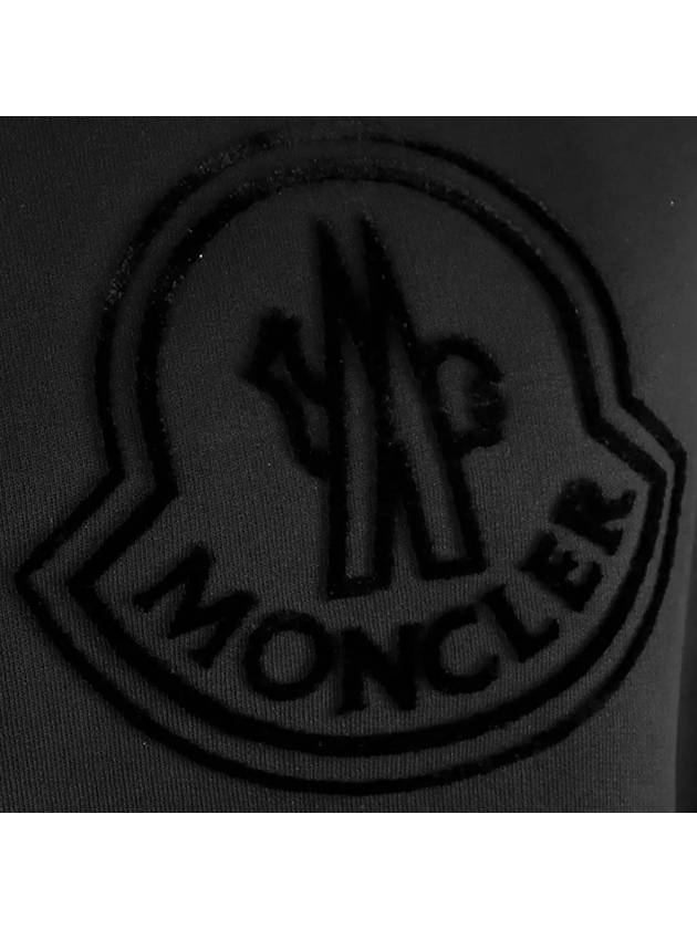 Women's Logo Sweatshirt Black - MONCLER - BALAAN 5