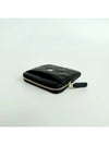 Gold Zipper Classic Grained Calfskin Card Holder Black - CHANEL - BALAAN 5