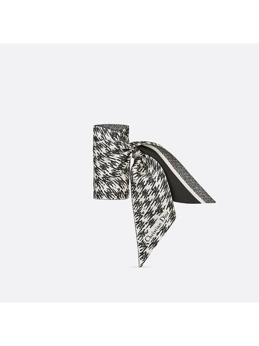 GRAPHIC 30 MONTAIGNE Micha Scarf Ivory Black 44MON106I601 C089 - DIOR - BALAAN 2