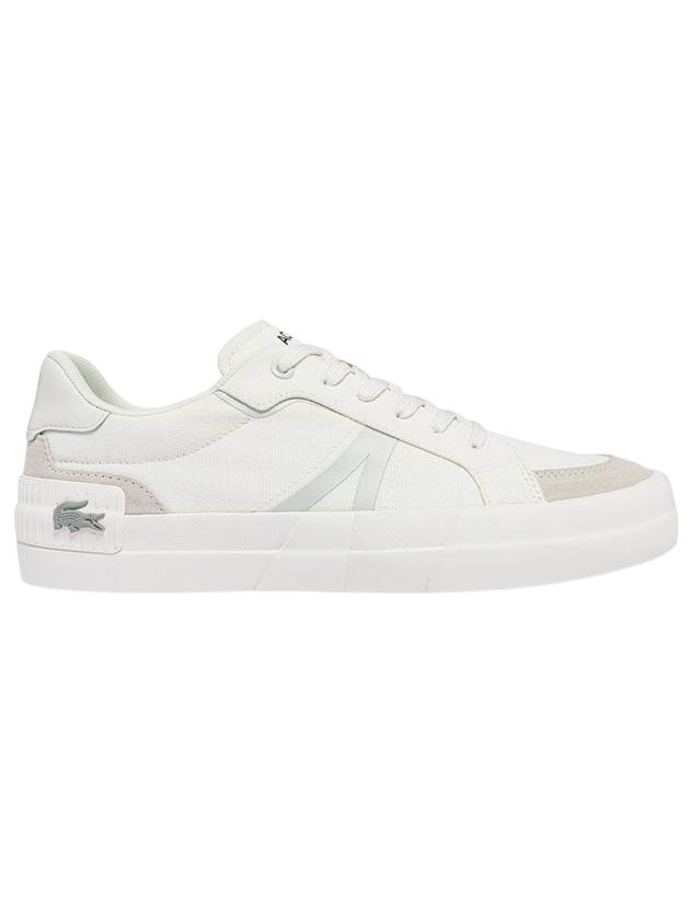 L004 Canvas Low Top Sneakers White - LACOSTE - BALAAN 1